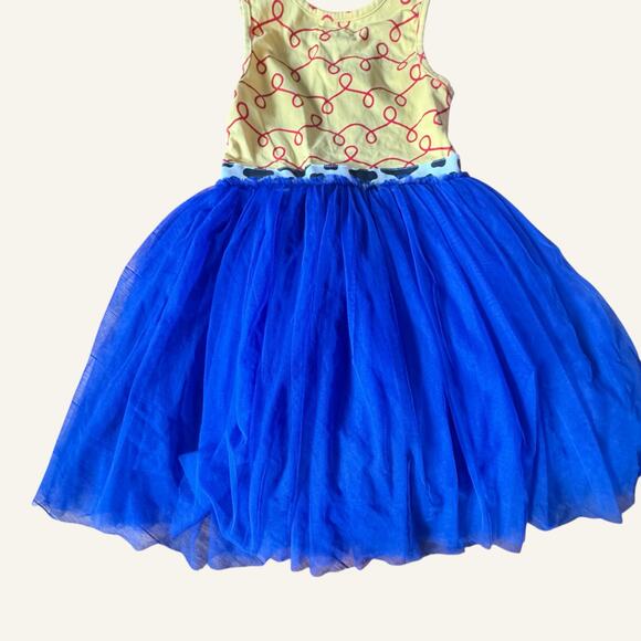 Taylor Joelle Sleeveless Jessie Toy Story Dress Crinoline Skirt Cowgirl Size 7 - Picture 10 of 12